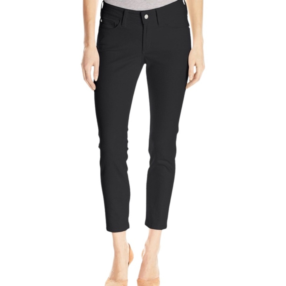 NYDJ Black Alina Convertible Ankle Slim Straight